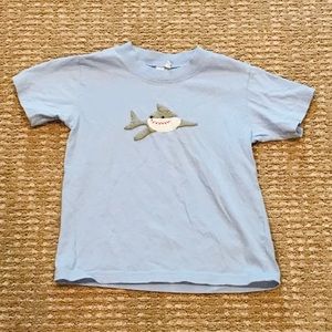 Little boys shark shirt